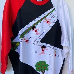 NEW VINTAGE 90’s 3-D ARPILLERA MARATHON SWEATSHIRT